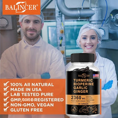 Curcumin Inflammation Support Black Pepper for Maximum Absorption, Natural Premium Joint Flexibility and Muscle Health Support