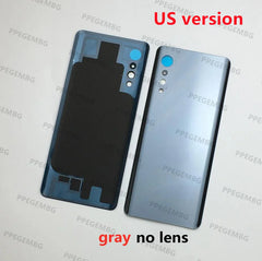 Back Glass G9 Replacement For LG Velvet G9 4G G910 5G G900 Battery Cover Rear Door Lid Panel Housing Case Camera Lens Sticker