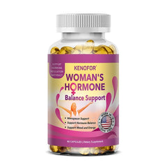 Menopause Support Supplement for Women - Relieves Fatigue, Bloating, Hot Flashes, Mood Swings - Supports PMS, PMDD, PCOS