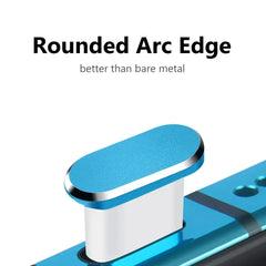Metal Type C Dust Plugs Cellphone Anti-dust Protectors for Apple IPhone 15 Pro Max/15 Plus/15 Pro Samsung Dustplug