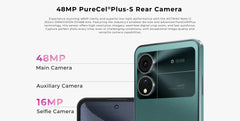 New HOTWAV Note 12 2024 Smartphone Android 14.0 5160MAH Cellphones 6+128GB 48MP+16MP+0.08MP Camera 6.8" HD Global Mobile Phone