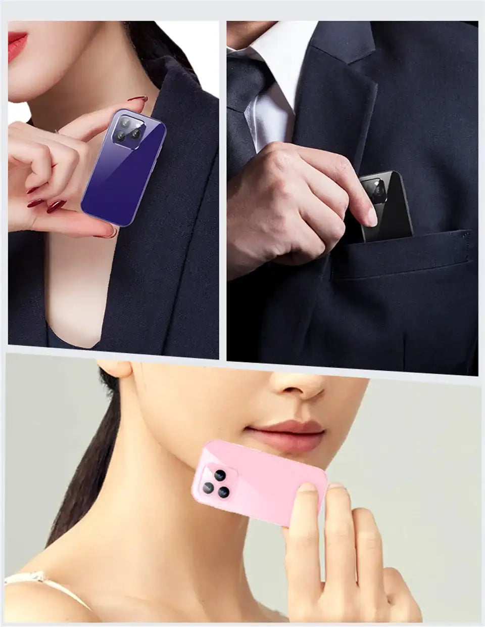 SOYES XS14 Pro 4G Mini Smartphone Android 9.0 3GB+64GB 2600mAh Face Recoginition 3.0 Inch Small Cell Phone WhatsApp Google Phone