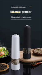 Electric Automatic Mill Pepper And Salt Grinder With LED Light Adjustable Coarseness Spice Grinder Kitchen Cooking Tool