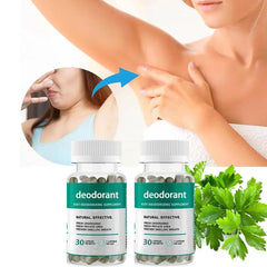 Chlorophyll Capsules Deodorant Body Deodorizing Supplement Fresh Underarms Fresh Private Area Fresher Smelling Breath