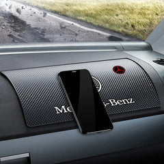 Car Dashboard Phone Glasses Non-Slip Silicone Pad Waterproof Sticky Mat For Mercedes Benz Exclusive AMG W108 W124 W126 W140 W168