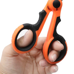 420 Stainless Steel Fishing Scissor Accessories Electrician Portable Scissors Plier Cut PE Braid Line Lure Carp Fishing Tools