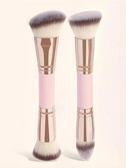 Double-Headed Foundation Brush 2 Foundation Brushes Multi-Functional Double-Headed Brush Multi-Functional Double-Headed Makeup Brush Multi-Purpose Makeup Brush Makeup Foundation Brush Contour Brush Concealer Brush