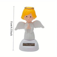 1PC Angel Solar Car Decoration Solar Dancing Figures for Car Dancing Dolls Swinging Animated Bobble Dancer Car Decor
