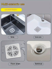 10/20pcs Floor Drain Sticker, Insect-proof Self-adhesive Bathroom Hair Filter Net, Sewer Filter, Kitchen Anti-blocking Mesh Net