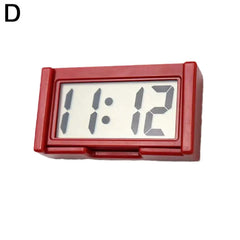 Mini Digital Clock Large Screen Car Dashboard Electronic Clock Self-adhesive Mini Clock Car Clock For Truck Dashboard