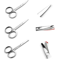 Eyebrow Scissor Eyelash Trimmer Nails Eyebrow Nose Hair Eyelash Cuticle Trimmer Manicure Scissor Stainless Makeup Beauty Scissor