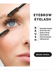 50 Pcs Eyelash Brushes Makeup Brushes Disposable Mascara Wands Applicator Spoolers Eye Lashes Cosmetic Brush,lash extension tool