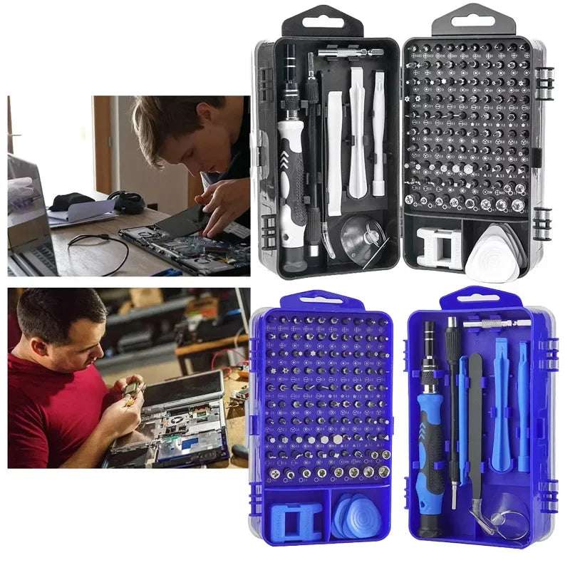 115 in 1 Multifunctional Precision Magnetic Screwdriver Set Computer PC Mobile Phone Equipment Repair Screwdrive Kit Hand Tools