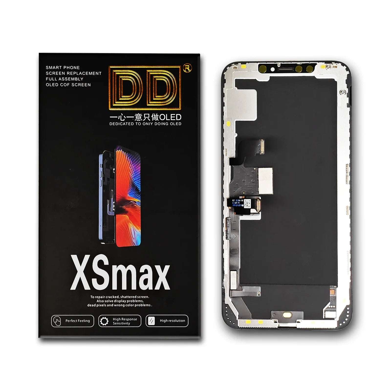 DD 16PM OLED Display For iPhone 13 13Pro 13Promax LCD Display Touch Screen Digitizer For XS MAX 14 14Plus 14Pro 15 16E Soft/Hard