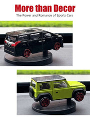 Drifting MPV Van Car Model Dashboard Ornaments Cool Fun Swing Moving Turning Interior Accessories Commercial Vehicle Decor Items