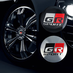 56mm Car Aluminum Logo Wheel Center Hub Cap Badge Sticker Accessories For Toyota Prado Aqua Hilux Prius Rav4 Camry TRD Venza GR