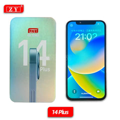 100% A ZY Incell لـ iPhone X XS Max 11 12 Pro Max 12Mini 13 Mini 14Plus مجموعة محول رقمي لشاشة اللمس LCD بديلة