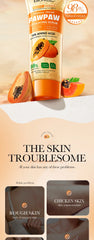 Papaya Vitamin C Whitening Exfoliating Scrub Moisturizing Deep Cleaning Scrub Gel Smoothing Nourishing Skin Summer