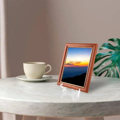 20x Portable Dish Display Stand Foldable Plastic Display Stand Photo Frame Stand Plate Saucer Pottery Display Home Storage Rack