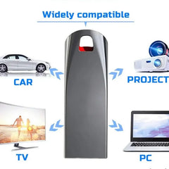 محرك أقراص فلاش معدني USB 3.2 عالي السرعة بسعة 2 تيرابايت، محرك أقراص USB محمول مقاوم للماء بسعة 1 تيرابايت، محرك أقراص فلاش USB محدث جديد