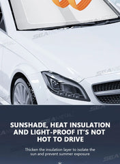 BLALION Car Windshield Sun Shade Blocks UV Ray Reflector Auto Window Sun Shade Visor Shield Cover Protector Foldable Parasol