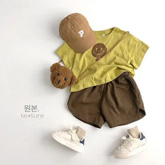 Children's Summer Korean Retro Shorts Boys and Girls Casual Thin Shorts Outdoor Wear Shorts for Girls  Boys Shorts