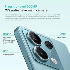 البرامج الثابتة العالمية لهاتف Xiaomi Redmi Note 13 Pro 5G الذكي كاميرا 200 ميجابكسل OIS Snapdragon 7s Gen 2 6.67" AMOLED هاتف مستعمل