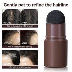 Waterproof Hairline & Root Concealer Pen – Instant Grey Coverage with Easy Blend Powder Stick for Normal Hair