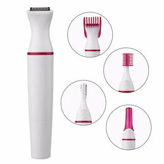 5 In 1 Set Women Epilator Female Eyebrow Trimmer Lady Shaver Hair Removal Shaver Machine Face Depilador Bikini Depilatory Tool
