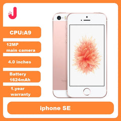 هاتف Apple iPhone SE الأصلي غير مقفل 4G LTE 4.0' 2GB RAM 16/64GB ROM A9 ثنائي النواة Touch ID هاتف محمول مستعمل iphonese