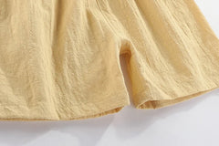 2 4 6 8 10 Years Boys Shorts Kids Sport Pant Baby Summer Clothes Children Linen Soft Cotton Shorts Newborn Toddler Casual Shorts