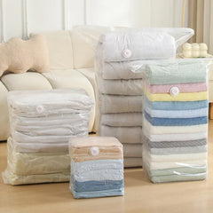 Vacuum Storage Bags No Need Pump Large Plastic Storage Bags for Storing Clothes blankets Compression Empty Bag Travel Accessorie