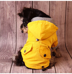 Large Dog Clothes Waterproof Dog Raincoat Pet Windproof Jacket Labrador French Bulldog Coat Winter Warm for All Dogs Breeds