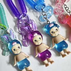 Candy House Angel Keychain Blind Box Doll Bag Pendant Handmade Creative Cartoon Toy Birthday Valentine'S Day Gift Mystery Boxes