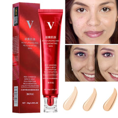 30g Red Upgrade FV Foundation Precious Luxury Waterproof Makeup Base Concealer Oil Control Hydrating Cream High Coverage