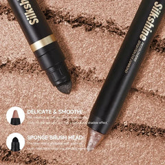 1PC Eye Brightening, Sponge Tip, Easy To Apply, Even and Smooth, 2-in-1 Eye Shadow Stick, Perfect for Music Festivals