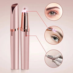 Mini Eyebrow Trimmer Multifunctional Hair Removal Safety Portable Electric Battery Electric Trimmer Automatic Trimmer for Facia