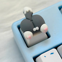Corgi Hip Personalized Key Cap Cross Shaft Mechanical Keyboard Special ESC 3D Cute Dog Butt Replacement Decoration