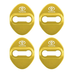 4PCS Car Door Lock Cover Case For Toyota chr Corolla Camry rav4 Yaris hilux prius avensis auris Prado verso fortuner Accessories