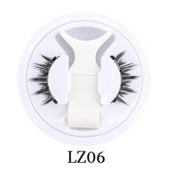 Magnetic Eyelashes 1/2 Pairs Handmade 3D Mink Lashes Reusable False Eyelashes Set Natural Long Fake Eyelash Makeup Tweezers Tool