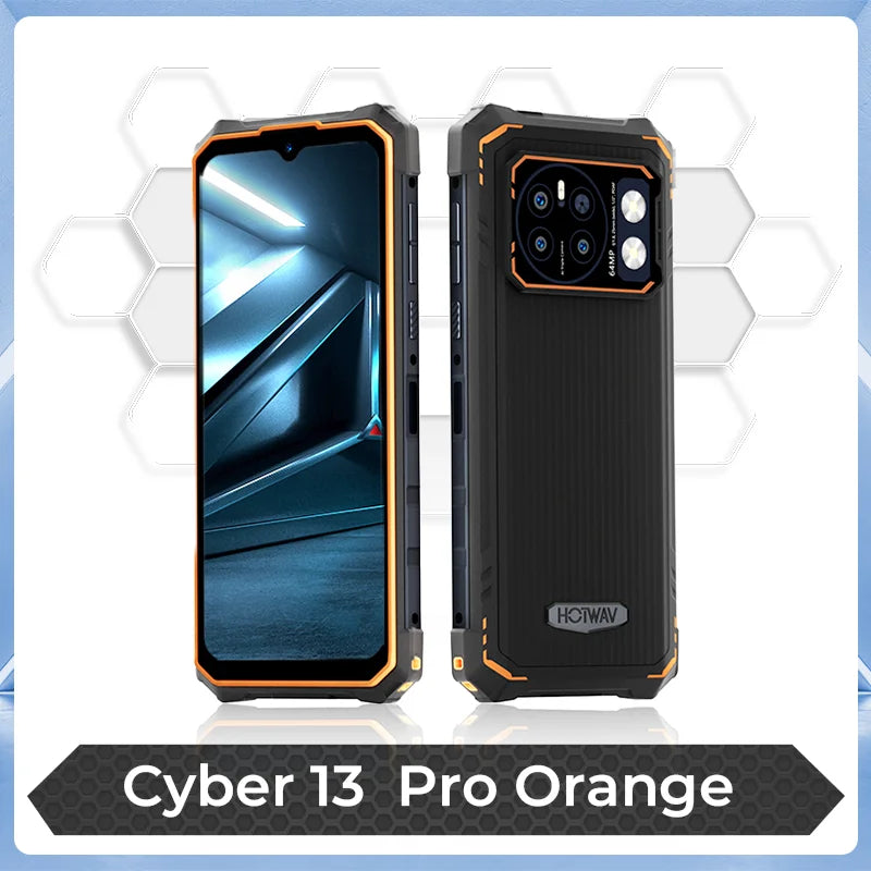 [World Premiere] HOTWAV Cyber 13 Pro 150LM Flashlight 20GB+256GB 6.6'' FHD+ 2K 10800mAh 20W Fast Charging 64MP Android 13 Global