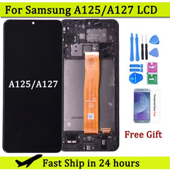 6.5" LCD For Samsung  A12 Nacho LCD A127 Touch Screen A125 Digitizer Assembly For Samsung A12 A125 LCD Display