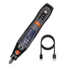 35W USB Cordless Rotary Tool Dremel DIY Mini Drill Engraving Pen Electric 3 Speed Mini Wireless Drill Set 8500r-21000r/min
