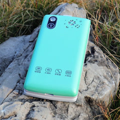 Women Flip Mobile Phone Slim Flashlight Cute Cover Style Dual Sim Big Push Button SOS Sound Recorde Cellphone