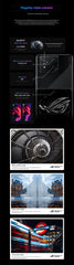 هاتف ASUS ROG 8 &amp; 8 pro للألعاب يعمل بنظام أندرويد 5G وذاكرة وصول عشوائي عالمية ومعالج Snapdragon 8 Gen 3 وشاشة AMOLED مقاس 6.78 بوصة وتردد 165 هرتز وبطارية 5500 مللي أمبير في الساعة وشحن سريع 65 وات