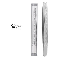 أداة تشذيب الحواجب الاحترافية للرجال، ملقط إزالة شعر الوجه واللحية والرموش والحواجب من الفولاذ المقاوم للصدأ بدقة عالية
