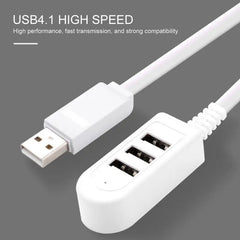 كابل تمديد شاحن موزع 5 فولت متعدد المنافذ من One for Three، كابل تمديد خارجي، موزع USB3.0