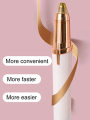 Electric Eyebrow Trimming Tool For Beginners Automatic Electric Eyebrow Trimmer Nose Hair Shaving Brush Scraper 1pc
