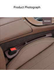 2pcs Car Seat Gap Filler Organizer Waterproof Car Seat Gap Plug Strip with 2 Grooves Seat Gap Storage Auto Interior Accessories