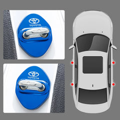 4PCS Car Door Lock Cover Case For Toyota chr Corolla Camry rav4 Yaris hilux prius avensis auris Prado verso fortuner Accessories
